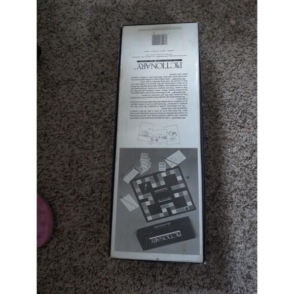 Vintage 1985 Pictionary The Game of Quick Draw 1st Ed REPLACEMENT EMPTY BOX ONLY - Picture 4 of 11